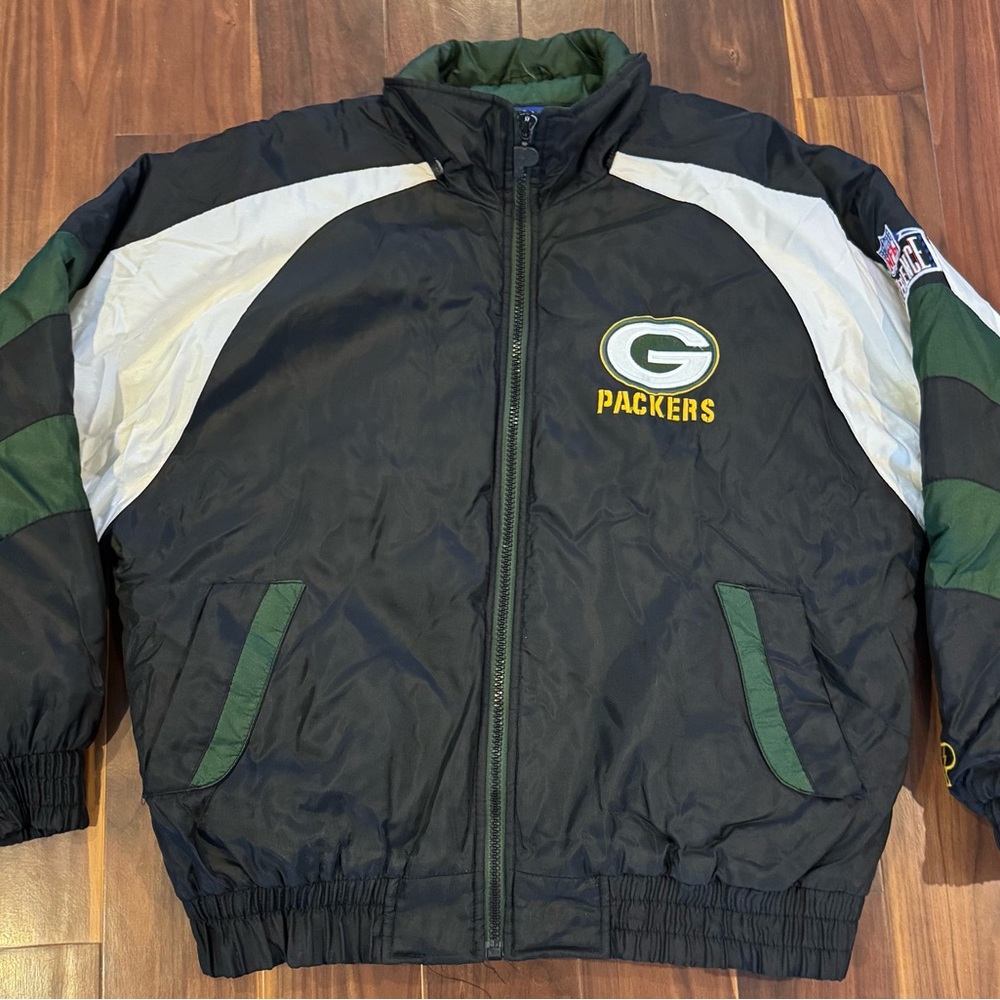 Vintage Pro Player Green Bay Packers Jacket XL 90s NFL